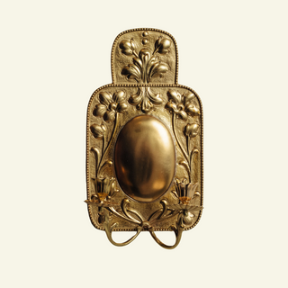 Flora Brass Wall Sconce (Double)